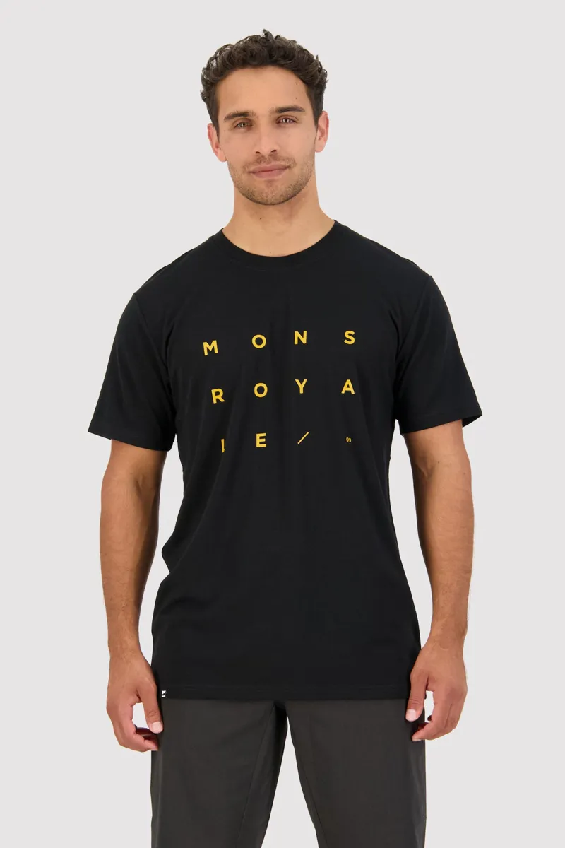 Mons Royale Icon T-shirt Black-1